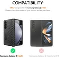 thumbnail image 6 of Compatible Samsung Galaxy Z Fold 5 Case with Hinge Protection 3D Geometric Design,Screen Protector Protective Cover Stand Case for Samsung Galaxy Z Fold 5 5g Phone Case with Kickstand Men Black, 6 of 14