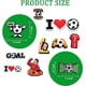 thumbnail image 2 of 35 piezas de dijes para zapatos, dijes de cocodrilo de fútbol, accesorios de PVC para cocodrilos, pulsera, bolsos de playa, accesorios, regalo de fiesta para niños, niñas y adultos, 2 of 5