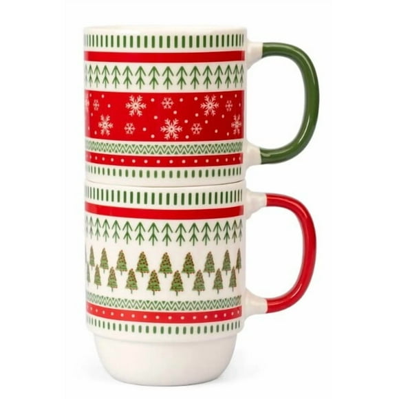 Set de 2 tazas navideñas HOLLY Crown Baccara