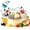 Yellow, variant on 2027 Upgraded Electric Fruit Washer,Electric Salad Spinner with Non-Slip Base for Veggie,Grains,Rice,Meat,Seafood