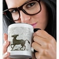 thumbnail image 2 of 3dRose, Vintage Animals Donkey, 11oz Two-Tone Black Mug, 2 of 7