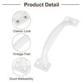 thumbnail image 4 of Uxcell 8Pcs 2.83" Gate Handle with Screw for Kitchen Closet Door, White, 4 of 6