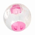 thumbnail image 3 of Pelota de ejercicio de plástico de 18,5 cm para hámster, jerbo, mascota pequeña, para correr (rosa), 3 of 14