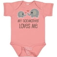 thumbnail image 3 of Inktastic My Godmother Loves Me Boys or Girls Baby Bodysuit, 3 of 5