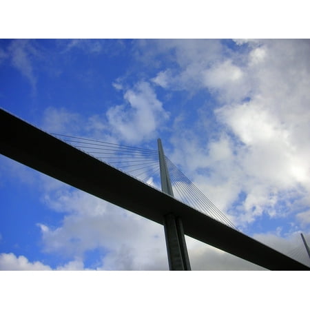 LAMINATED POSTER Millau Bridge Construction Span Engineering Bridge Poster Print 24 x 36