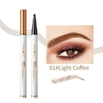 Kokovifyves Four Claw Liquid Eyebrow Pencil Waterproof Sweat Proof Non Smudging Extremely Fine