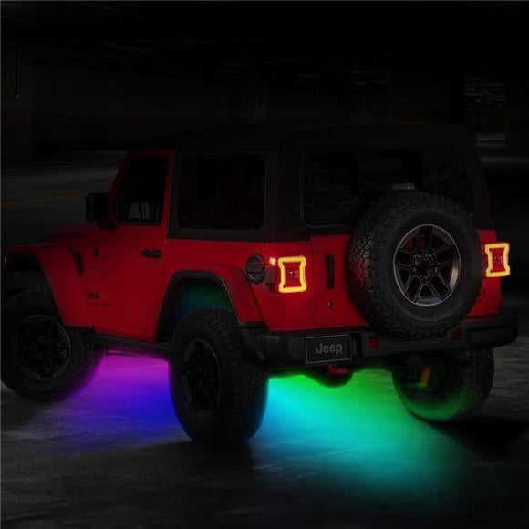 Oracle Lighting ORL5818-333 Bluetooth Plus RF Colorshift Underbody Rock Light Kit - 4 Piece