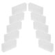 thumbnail image 4 of Sliding Window Lock Limiter Block Hole Safety Window Collision Prevention Home Improvement White 5.00X2.50X1.20CM 10Pcs, 4 of 5