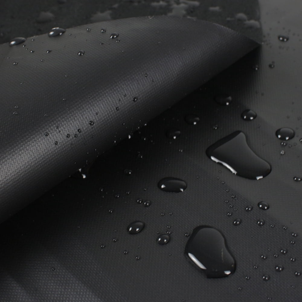 Car Elements 12" x 60" Black Patio Furniture Cover, Waterproof