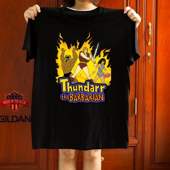 Thundarr The Barbarian Retro Saturday Morning Cartoon 80s Fan Graphic,for unisex up to 5XL