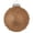Rose Gold, variant on Vickerman 4.75" Celadon Ice Ball Ornament. This textured ornament has a rough and icy look with a hint of delicate sparkle. Incorporate these ornaments into your holiday design for added texture. Incl