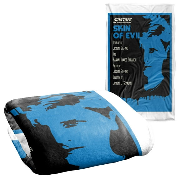 Star Trek The Next Generation Season 1 Episode 23 Silky Touch Super Soft Throw Blanket 36" x 58"