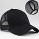 thumbnail image 3 of 2pcs Unisex Baseball Cap High Ponytail Baseball Mesh Caps Outdoor Sun Hats(Pink) (D-8D), 3 of 3