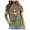 Green, variant on TSADFHJI Turtle Neck Tops for Women Plus Size Ladies Fashion Casual 3D Digital Print Short Sleeve Crew Neck T Shirt Top M Light Gray
