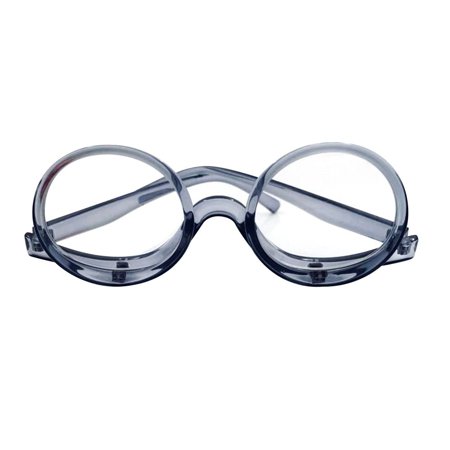 Portable +1.00~+4.0 Diopter Woman Eyewear Rotating Makeup Reading Glasses Cosmetic Glasses Folding Eyeglasses Magnifying Glasses GREY STRENGTH 2.50