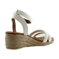 thumbnail image 5 of Lucky Brand Nasli Women's Sandals White Size 8.5 M, 5 of 8