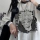 thumbnail image 2 of Camiseta de Anime de gran tamaño para mujer, Kaisen Jiu-Jitsu, camiseta Unisex, Top gráfico Y2k, camiseta fresca, Tops góticos para hombre, 2 of 5