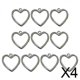 thumbnail image 1 of 4x10 Uds. Hebillas De Anillo De Metal Para Reparación De Hebillas De Cinturones Para Equipaje Bolsos HeartHole30x29x2.5mm, 1 of 10