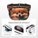 thumbnail image 5 of Easygdp Colorful Leaf Chihuahua Fanny Packs para Mujeres y Hombres, Bolsa de Cinturón, Bolsos de Cruz para Trabajo/Correr/Senderismo, 5 of 9