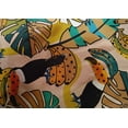 thumbnail image 5 of oneOone Cotton Silk Dark Beige Fabric Leaves Craft Projects Decor Fabric Printed By The Yard 42 Inch Wide, 5 of 6