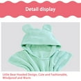 thumbnail image 4 of Clearance Under 10$! Children's Hooded Towel Bath Towel Fiber Absorbent Towel Cleaning Towel Hooded Children's Cape Children's Bath Towel, 4 of 6