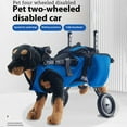 thumbnail image 2 of Dog Wheelchair for Back Legs,Adjustable Dog Wheelchair Cart,Doggy/Cat Wheelchairs with Disabled HindLegs Walking,Mobility Aid for Small Pets HindLimbs with Wheels,Light Weight, 2 of 7