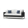 thumbnail image 3 of RST Brands Milo 4 PC Resin Outdoor Espresso Seating Set - Centered Ink/White, 3 of 7