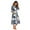 A001, variant on WOLLED Womens V-neck Robe Fall Winter Bathrobe with Pockets Printed Zipper Sleepwear Women's Long-Sleeved Nightgowns S-XXL