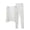 White, variant on lcziwo Summer Modal Two Piece Set for Women Solid Color Plus Size Pajamas Long Sleeve Cardigan and Tummy Control Pants Loungewear Black XXXXL