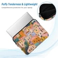 thumbnail image 2 of FORMRS 13-13.3 inch Laptop Sleeve Case Soft Carrying Quilted Computer Bag Cover, Orange Cityscape Painting, 2 of 7