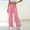 *Red, variant on ClodeEU Women's High Waisted Elastic Waist Plaid Pants with Pockets,Casual Loose Long Trousers Green,Womens Plus M
