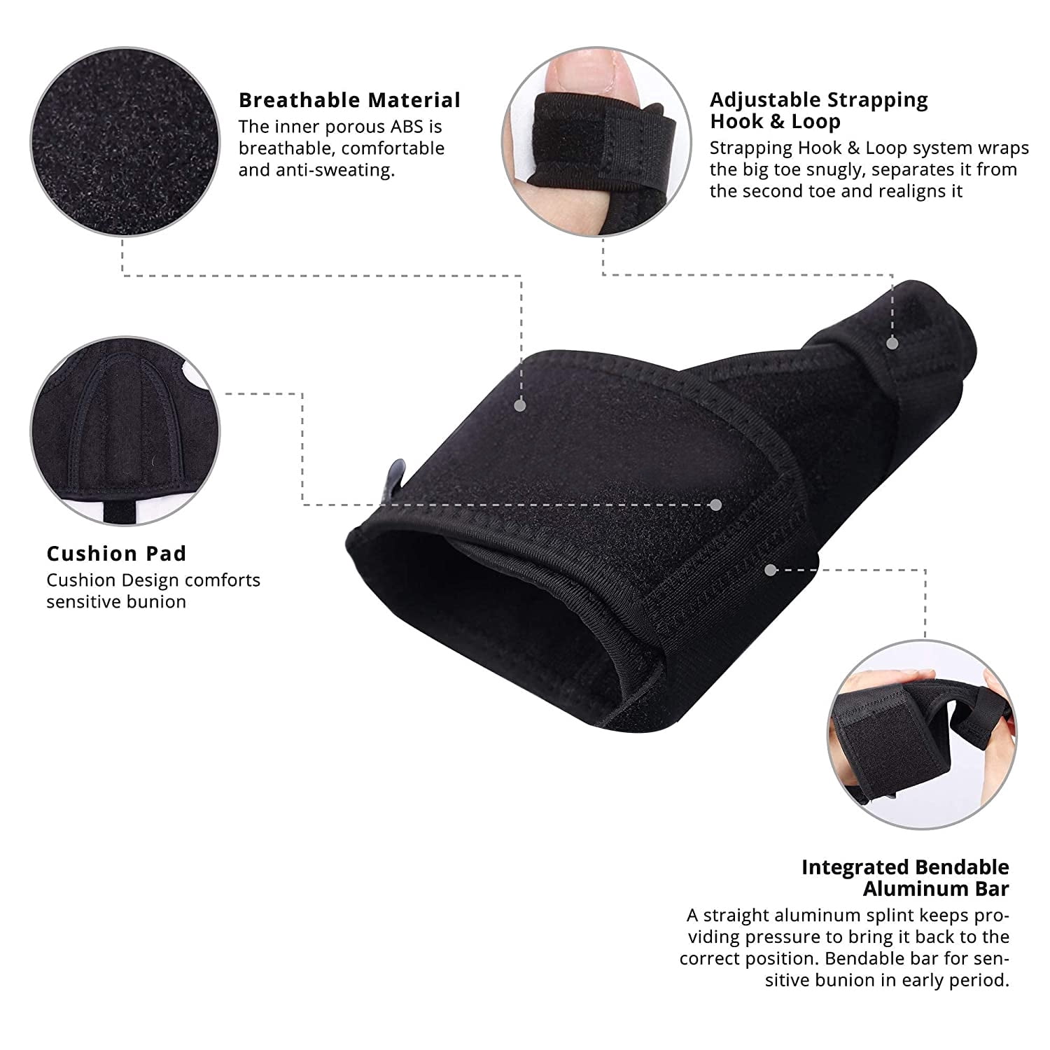 Bunion Corrector Support Brace - 2 Pack