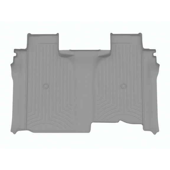 WeatherTech Custom Fit FloorLiners compatible with Silverado 1500 LTD, Sierra 1500, Silverado 1500, Silverado 2500HD/3500HD, Sierra 2500HD/3500HD - 2nd Row, Grey