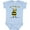AE-Light Blue, variant on Oh, Honey, No... Cute Bee Boys or Girls Baby Bodysuit