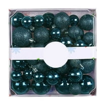 Ornaments For Mini Tree Christmas Tree Ornaments Set 44pcs Christmas Decorations 3/4/5cm Plastic Electroplated Special-shaped Colorful Balls Christmas Set Christmas Tree Pendant Pendant Decorative