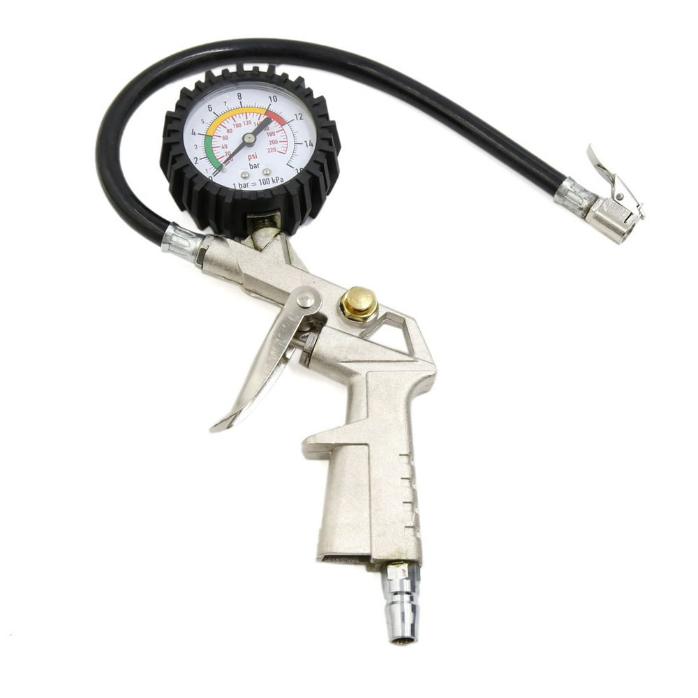 0220Psi Tire Tyre Inflator Dial Precision Air Pressure Gauge for Auto
