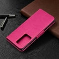 thumbnail image 6 of Dteck Case For Samsung Galaxy Note 20 Ultra Premium PU Leather Flip Wallet Case Embossed Full Body Protection Flip Stand Card Holder Magnetic Cover , red, 6 of 6