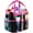 Pink, variant on PETGLE Mesh Shower Caddy Portable for College Dorm Room Essentials with 7 Pockets, Freestanding Hanging Organizer Basket, Quick Dry Tote Bag for Camping, Bathroom, Beach, Travel, 1 Pack, Black