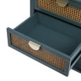 thumbnail image 5 of UBesGoo Night Stands for Bedroom with 2 Drawer, Bedside End Tables with Storage Shelf,Green, 5 of 15