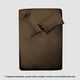 thumbnail image 2 of Juego de Sabanas Tacto Seda Matrimonial 4 piezas Chocolate, 2 of 4