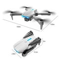 thumbnail image 3 of Cool Gadgets for Kids, Drone with 1080P HD FPV Camera Remote Control Toys Gifts for Boys Girls with Altitude Hold Headless Mode Start Speed Adjustment, Gray, One Size, 3 of 7