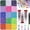 15 Color, variant on Resin Jelly Rhinestones for Bedazzling,Multicolor 3mm Flatback Gems for Diamond Art,Crystal Bedazzler Kit with 3Pcs 10ml B7000 Jewelry Glue for Nail Art Crafting Clothing Book Makeup (32 Color)