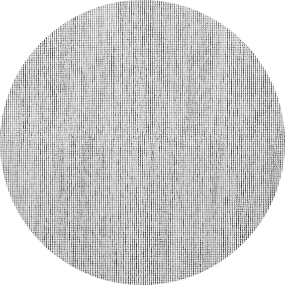 Ahgly Company Indoor Round Abstract Gray Contemporary Area Rugs, 5' Round