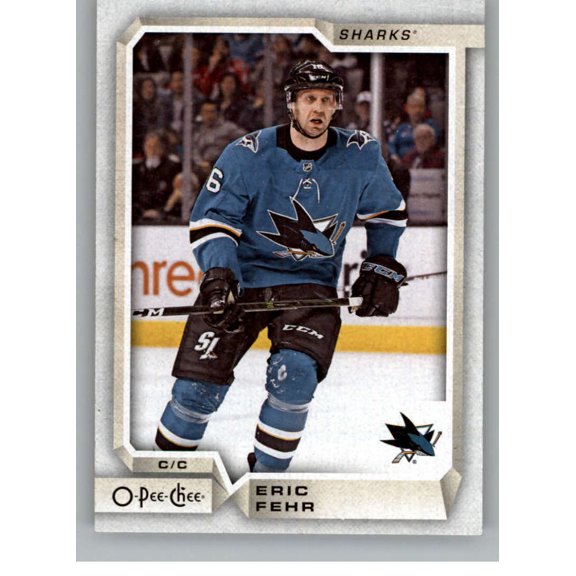 Collectible 2018-19 O-Pee-Chee #484 Eric Fehr San Jose Sharks NHL Hockey Trading Card