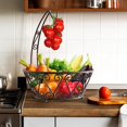 thumbnail image 4 of Panier à Fruits Simple avec Support pour Bananier, Bronze, 4 of 6