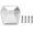 Silver, variant on YAHHU Axle Diff Cover Aluminum Alloy Differential Cover for Axial Scx6 AXI05000 1/6 RC Crawler Car Silver Color Upgrade Part Dimension 2.0x1.9 in / 50x48 mm Lightweight 1.4 oz / 39 g Accessory