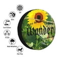 thumbnail image 2 of Kdxio Not All Who Wander Are Lost for Tire Cover Wheel Protectors Tyre Covers Weatherproof Wheel Covers Universal Fit for Trailer Rv SUV Truck Camper Travel Trailers 15 inch, 2 of 5