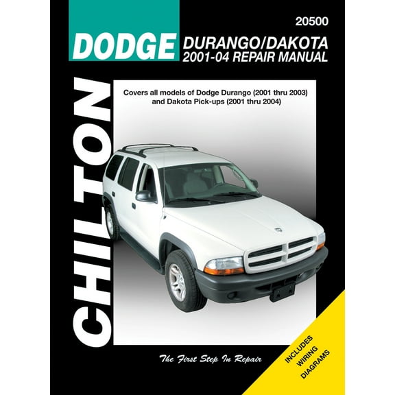 Dodge DurangoDakota (2001-04) for of Durango (2001-03) & Dakota Pick-Ups (2001-04) Chilton Repair Manual (USA) ^