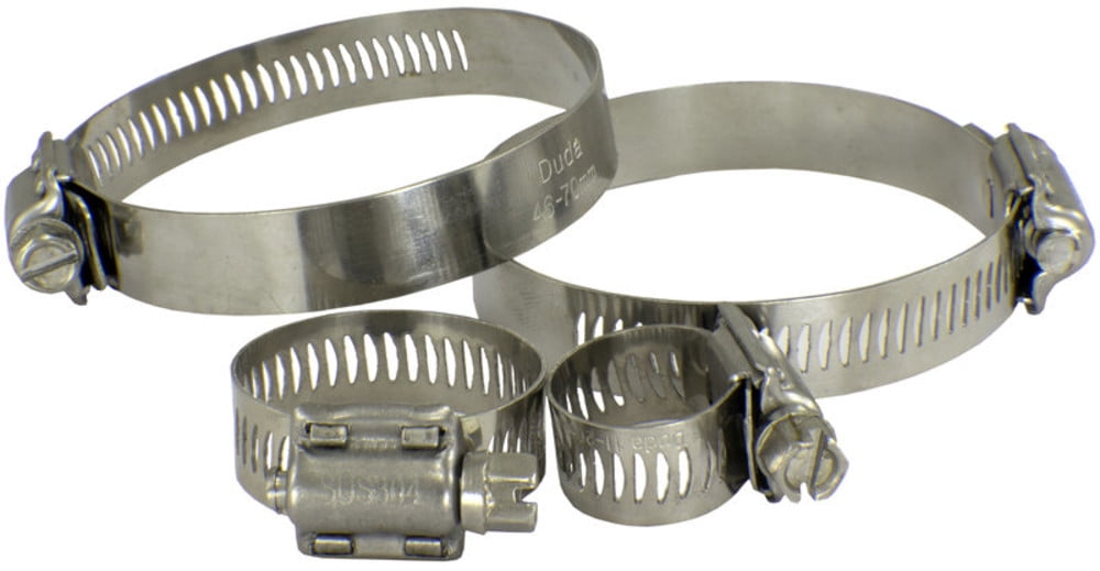 10 x 33-57mm Brand New Stainless Steel Hose Clamp