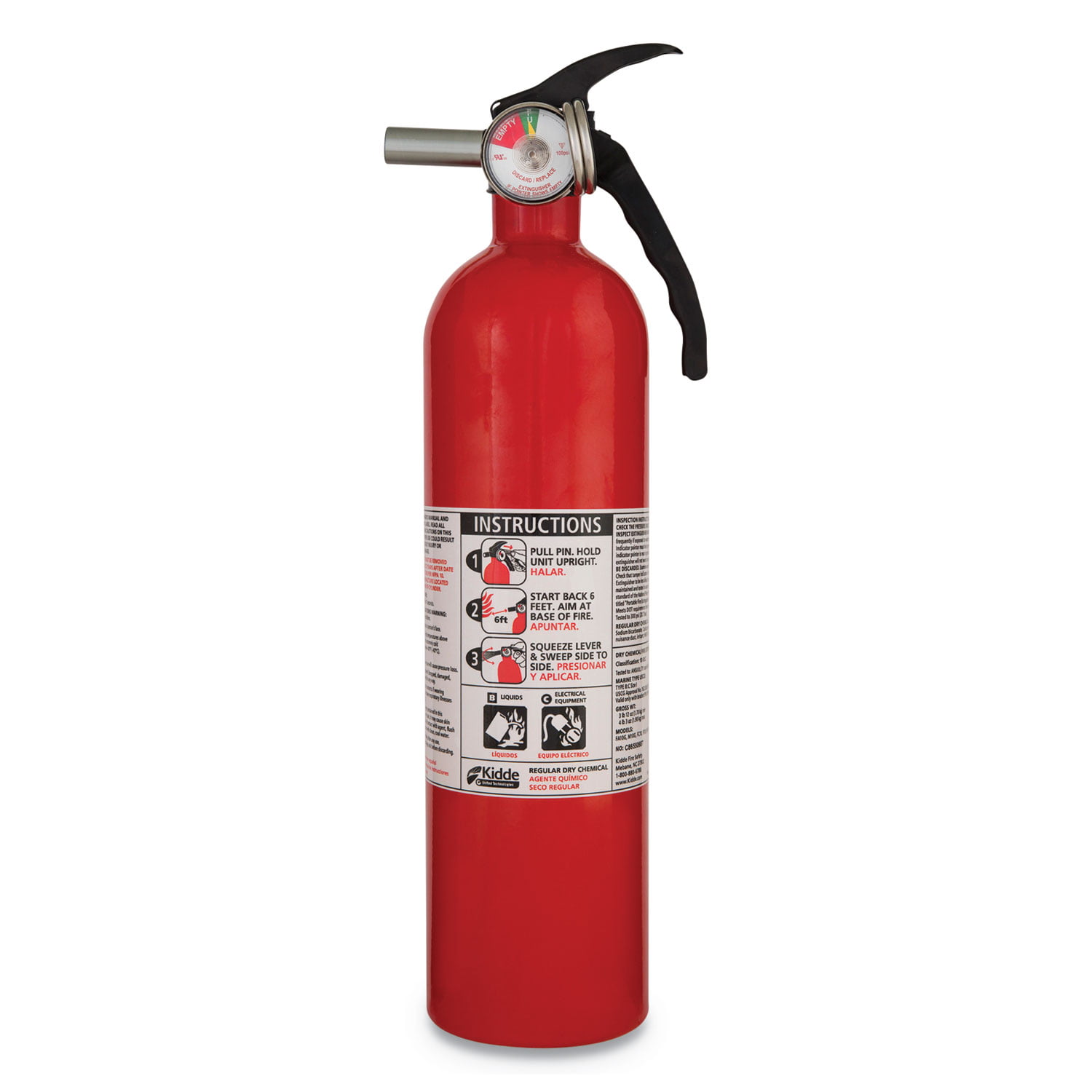 3-lb 5-B:C Fire Extinguisher Mini Disposable Car Boat Home with Safety Pin New 